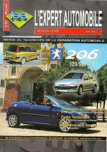 REVUE TECHNIQUE L'EXPERT AUTOMOBILE N° 408 PEUGEOT 206