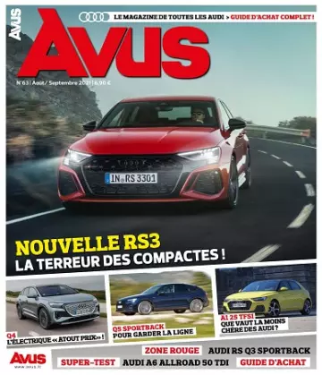 Avus N°63 – Août-Septembre 2021