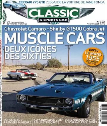 Classic et Sports Car N°103 – Novembre 2021