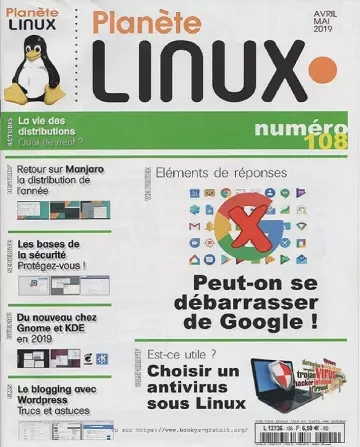 Planète Linux N°108 – Avril-Mai 2019