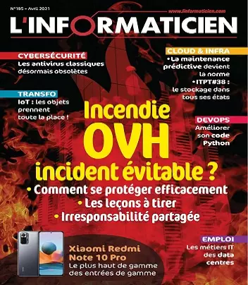 L’Informaticien N°195 – Avril 2021