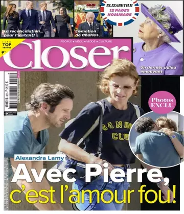 Closer N°901 Du 16 au 22 Septembre 2022